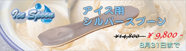 シルバーアイススプーン